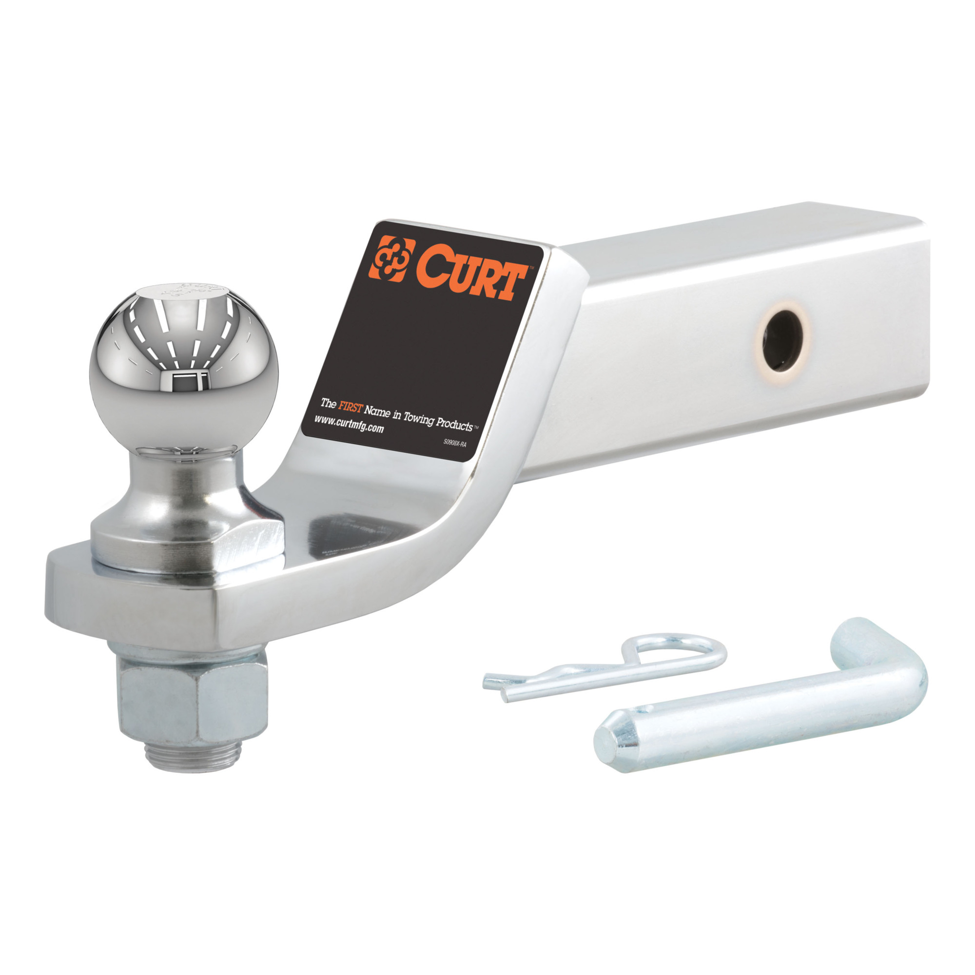Curt Manufacturing, Loaded Ball Mount w/ 1-7/8in. Ball (2in. Shank, 2in. Drop), Model# 45293